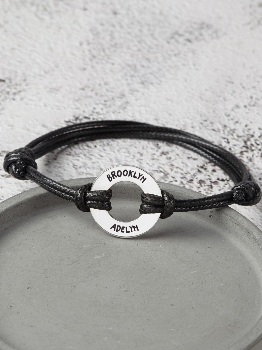 Adjustable Bracelet With Kids Names for Mom or Dad