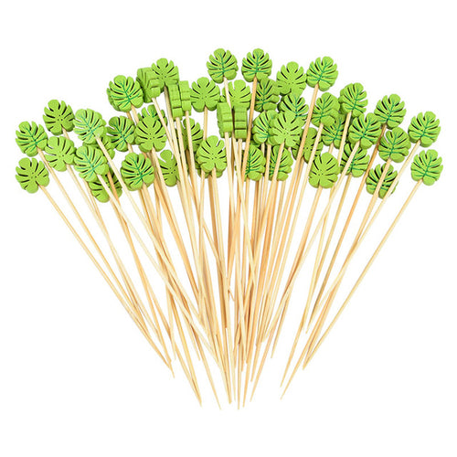 100pcs Flamingo Food Fruit Toothpick Cupcake Dessert Salad Cocktail