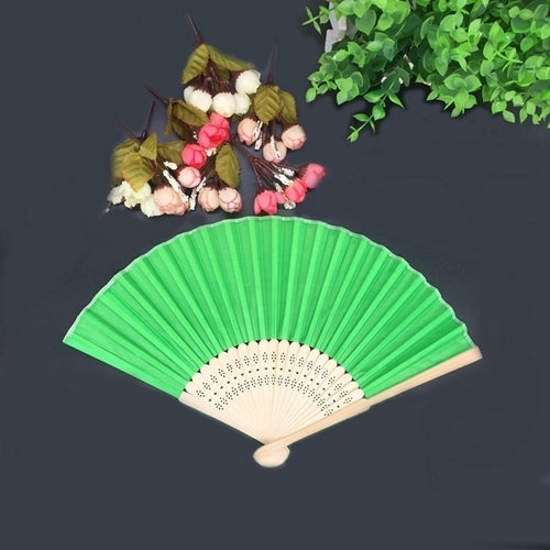 20/40 Pcs/lot Personalized Print Engraved Wedding Favor Silk Fan