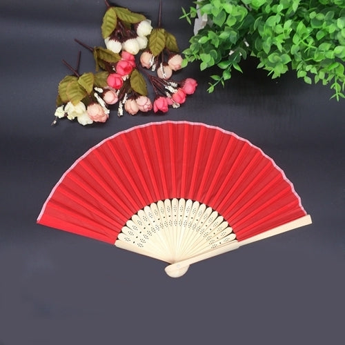 20/40 Pcs/lot Personalized Print Engraved Wedding Favor Silk Fan