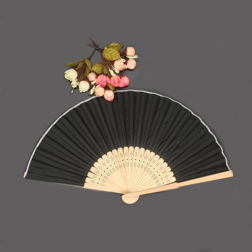 20/40 Pcs/lot Personalized Print Engraved Wedding Favor Silk Fan