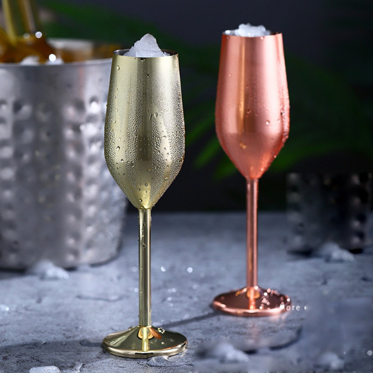 Happiest Hours Champagne Flutes or Wine Goblets