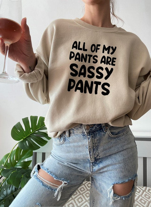 All Of My Pants Are Sassy Pants Sweatshirt