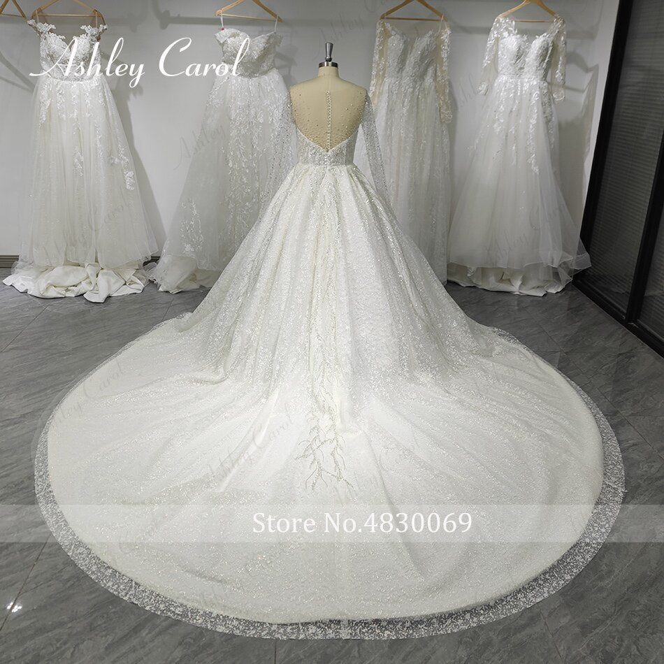 Ashley Carol Stunning White Sexy Sweetheart Wedding Dress