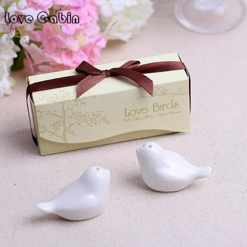 50pcs/lot(25boxes) Perfect little Wedding gift for guests Love birds