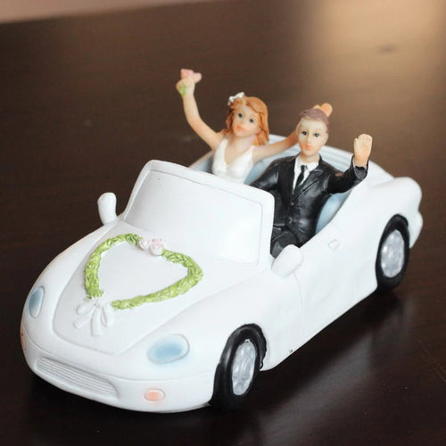 Cake Toppers Dolls Bride and Groom Figurines Funny Wedding Cake