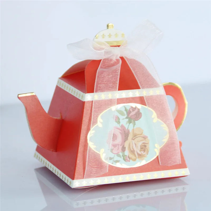 10 Piece Teapot Party Favors Wedding Decorations Gifts