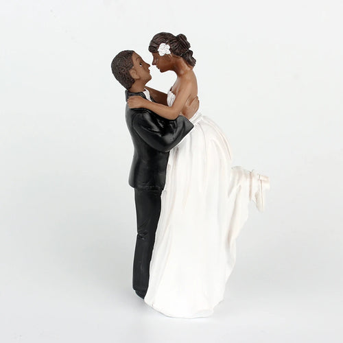 Cake Toppers Dolls Bride and Groom Figurines Funny Wedding Cake