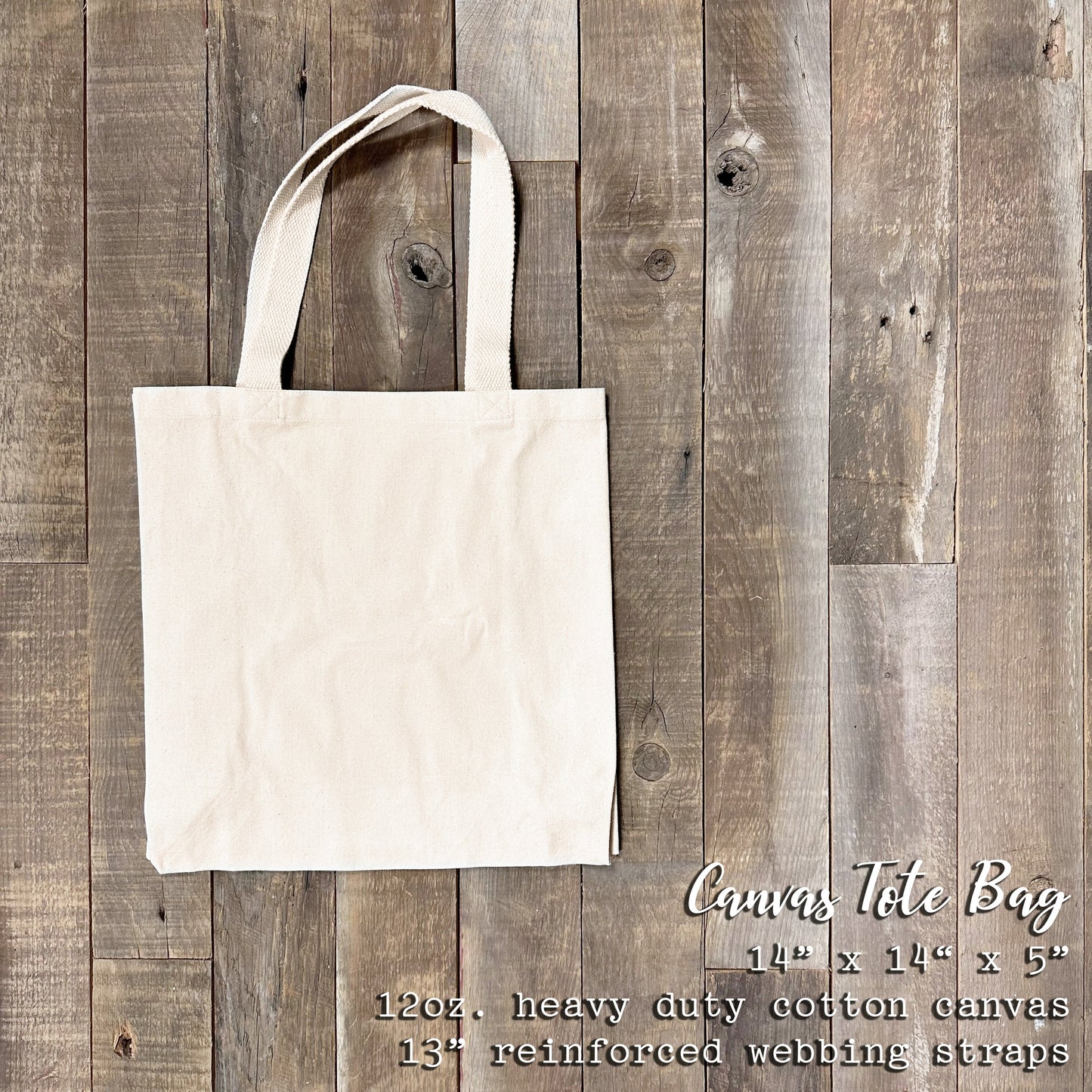 Love Greenery Heart Wreath - Canvas Tote Bag