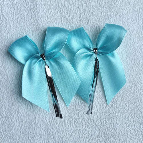 50 pieces 6cm Satin Ribbon Bows For Crafts Gift Knot Packaging Party