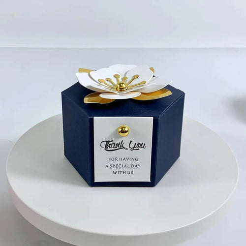 10Pcs New Creative European Candy Box Wedding Gift Flower Favor Box