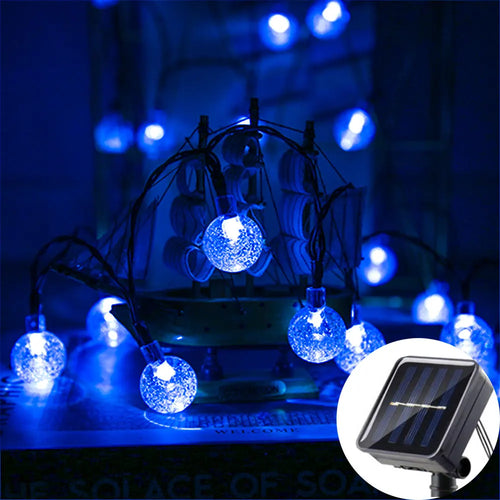 LED String Light Solar Fairy Lights 5m 20LED Warm Light Waterproof