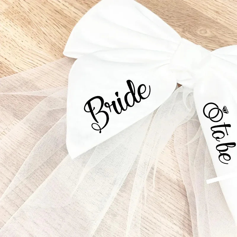 Bride To Be Veil Bridal Shower Bachelorette Party