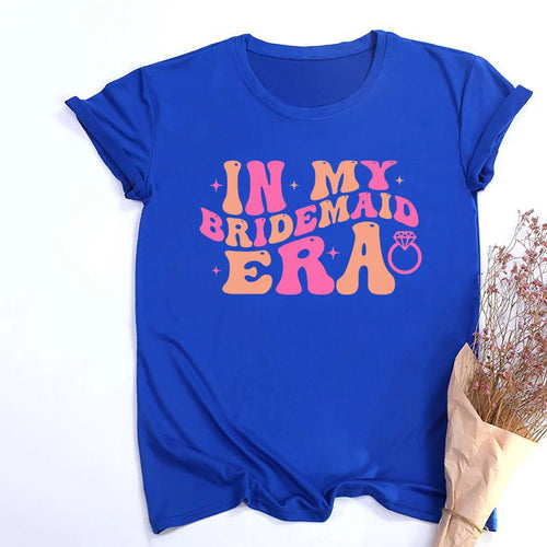 In My Bride Squad Era Shirt Team Bride T-Shirt Bachelorette Party