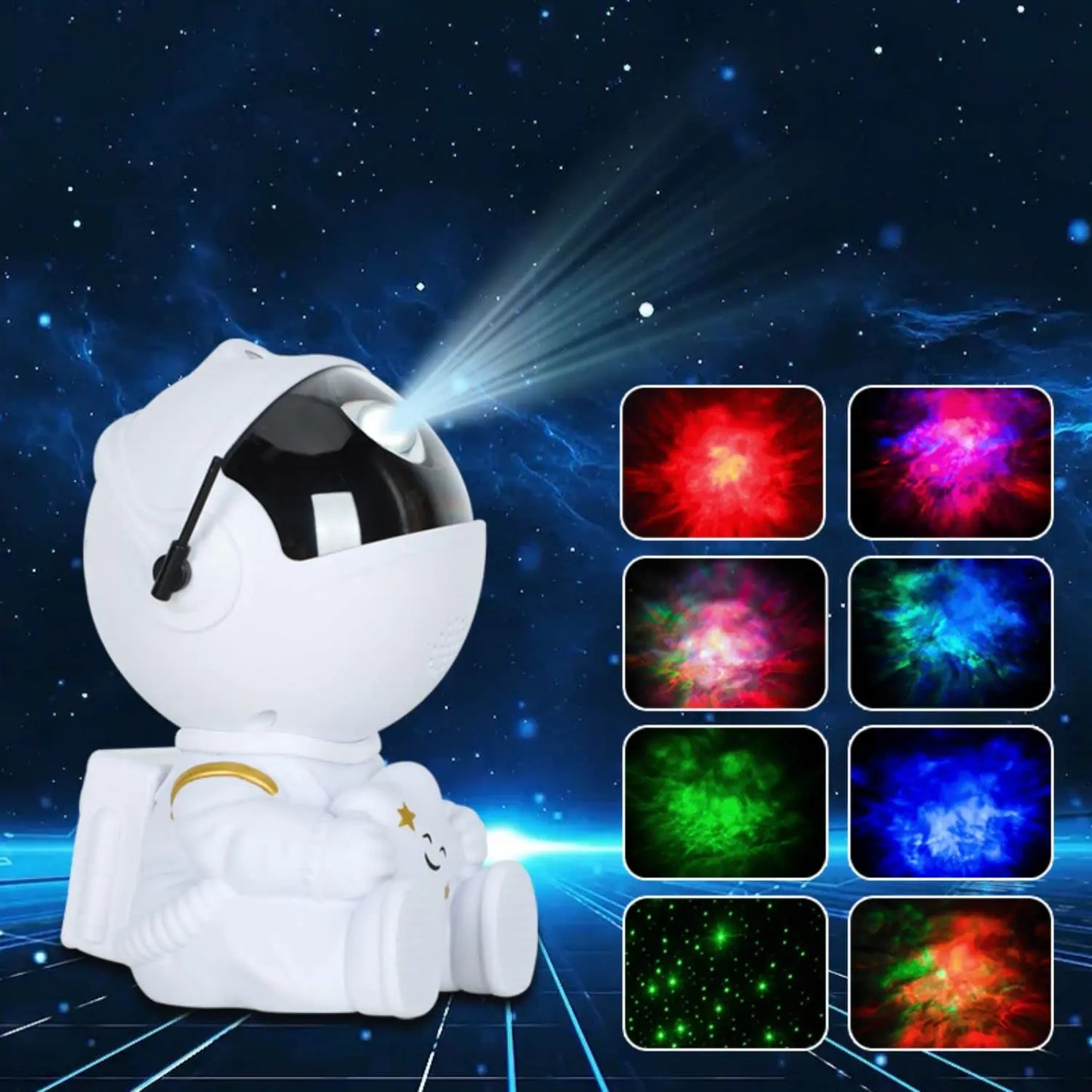 Galaxy Star Astronaut Projector LED Night Light Starry Sky