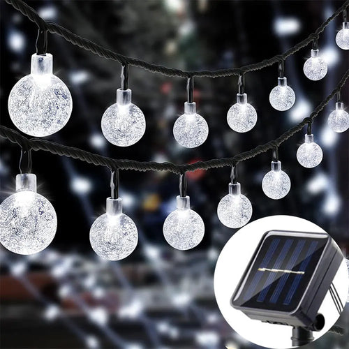 LED String Light Solar Fairy Lights 5m 20LED Warm Light Waterproof