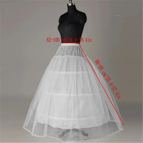 Petticoat Crinoline Slips Hoop Skirt Vintage Underskirt for Gown