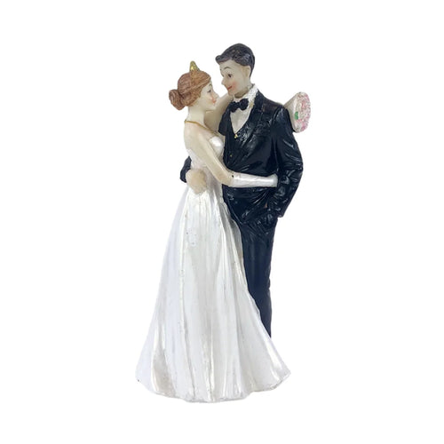 Cake Toppers Dolls Bride and Groom Figurines Funny Wedding Cake