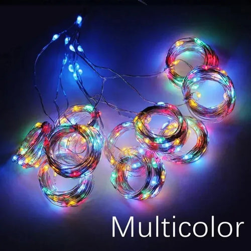 3M LED Curtain String Lights Fairy Decoration USB Wedding Garland Lamp