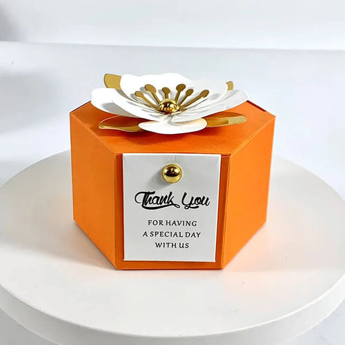 10Pcs New Creative European Candy Box Wedding Gift Flower Favor Box