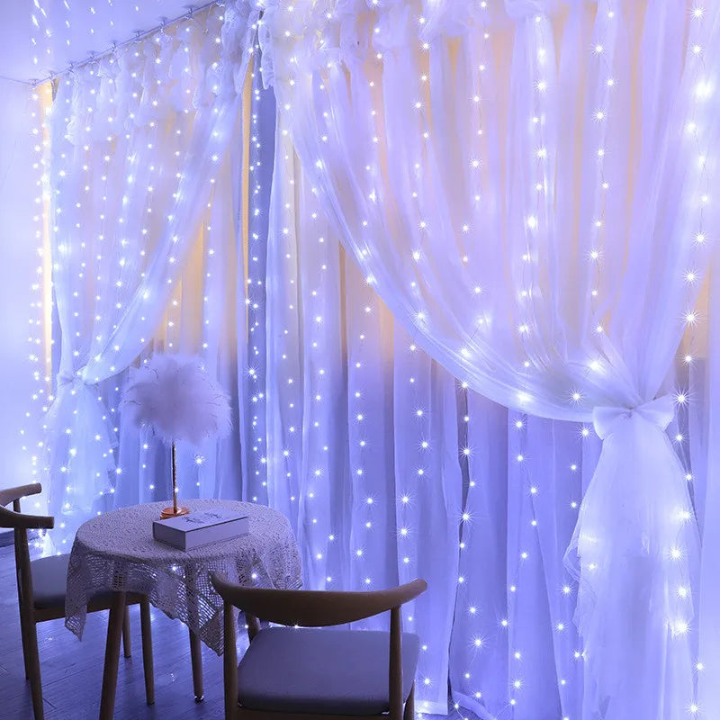 6M/3M USB LED Curtains Festoon Led Light Garlands New Year Christmas