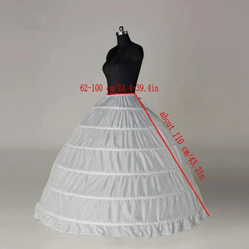 Petticoat Crinoline Slips Hoop Skirt Vintage Underskirt for Gown