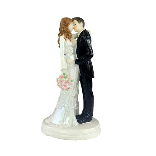 Cake Toppers Dolls Bride and Groom Figurines Funny Wedding Cake