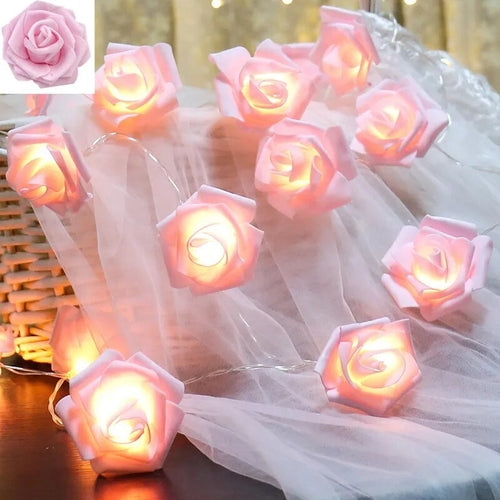 3m LED Rose String Lights for Wedding Lighting Heart