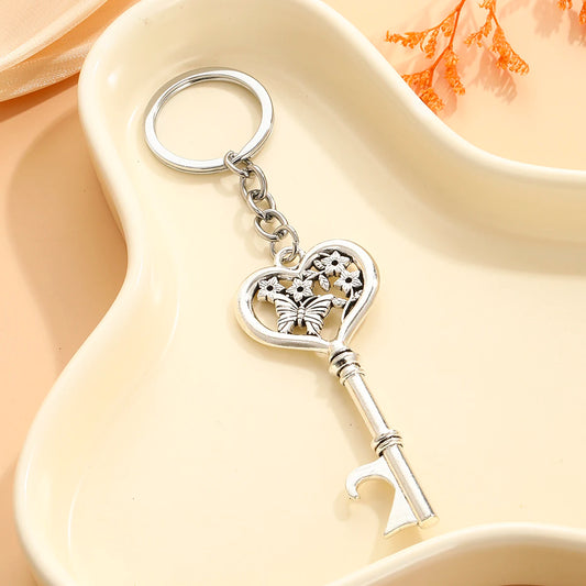 20pcs Bottle Opener Key Charm Keychain Wedding Favor