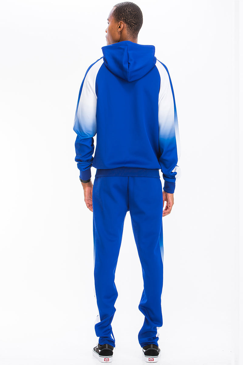 Ombre Hooded Workout Suit