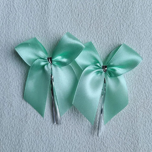 50 pieces 6cm Satin Ribbon Bows For Crafts Gift Knot Packaging Party