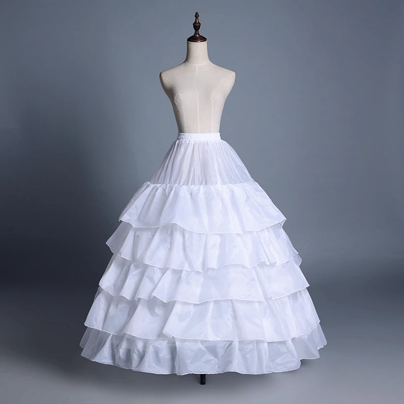 Petticoat Crinoline Slips Hoop Skirt Vintage Underskirt for Gown