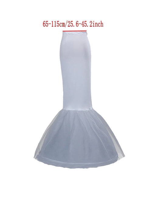 Petticoat Crinoline Slips Hoop Skirt Vintage Underskirt for Gown