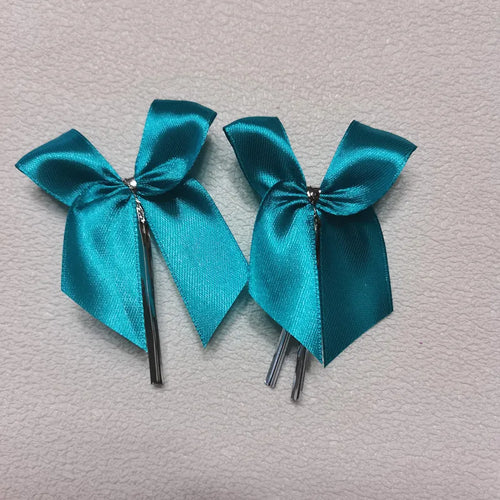 50 pieces 6cm Satin Ribbon Bows For Crafts Gift Knot Packaging Party