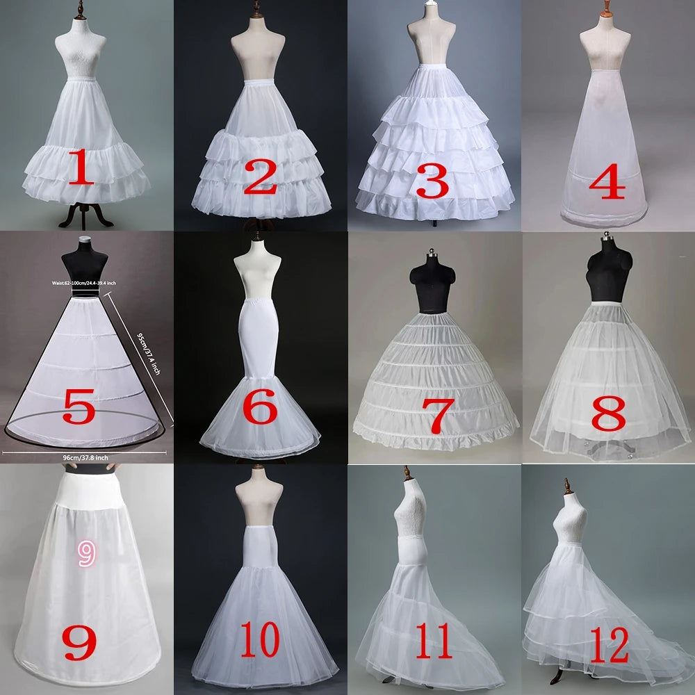 Petticoat Crinoline Slips Hoop Skirt Vintage Underskirt for Gown