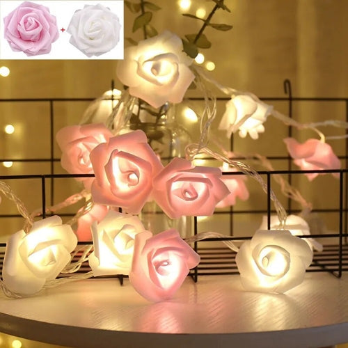 3m LED Rose String Lights for Wedding Lighting Heart