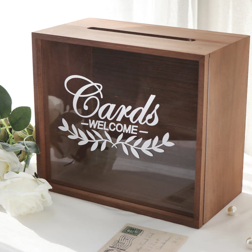 Acrylic Wedding Card Box Gift for Wedding Reception, DIY Wedding