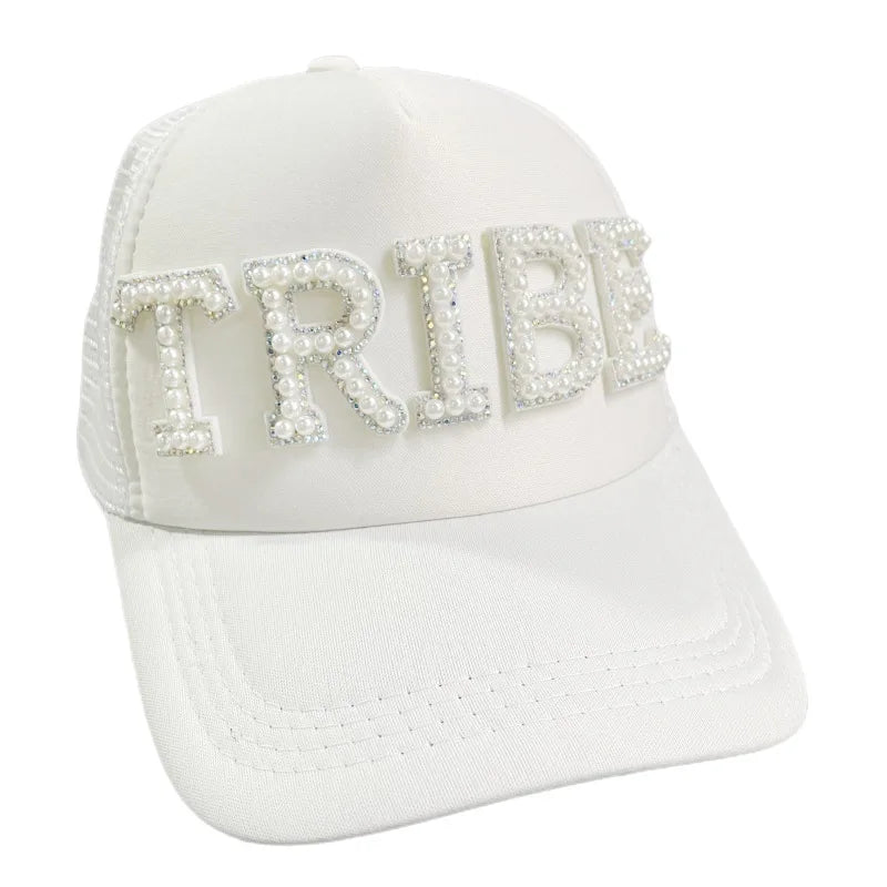 Wedding Baseball Cap Pearl TRIBE BRIDE Wedding Decoration