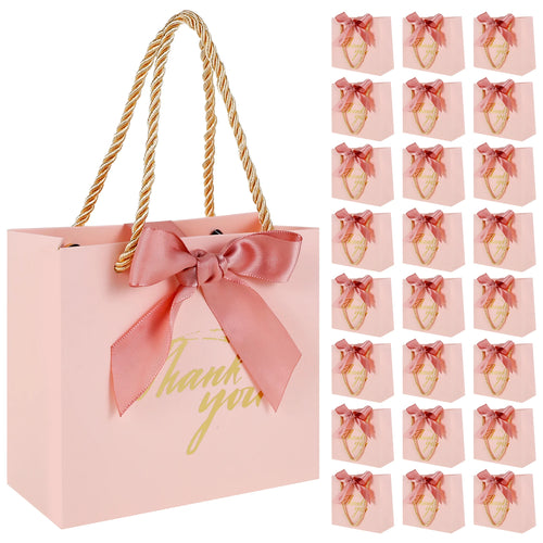 24Pcs Gift Bags Wedding Favor Decoration Small Thank You Gift Bag Box