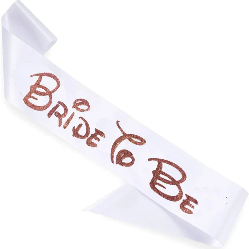 Bachelorette Party Bride To Be Veil Sash or Crown