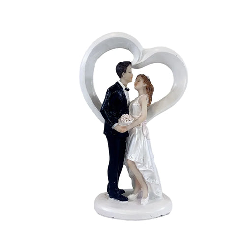 Cake Toppers Dolls Bride and Groom Figurines Funny Wedding Cake