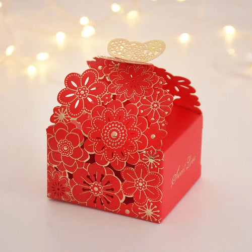 10 or 20 Pcs Butterfly Wedding Favors Candy Boxes Chocolate Gift Packaging