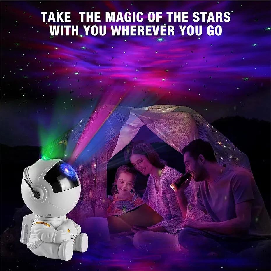 Galaxy Star Astronaut Projector LED Night Light Starry Sky