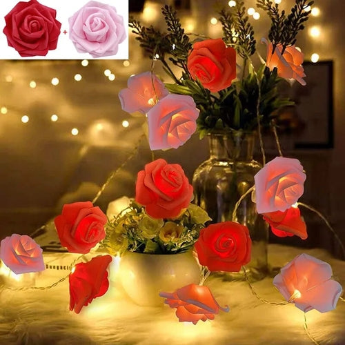 3m LED Rose String Lights for Wedding Lighting Heart