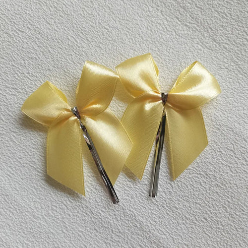 50 pieces 6cm Satin Ribbon Bows For Crafts Gift Knot Packaging Party