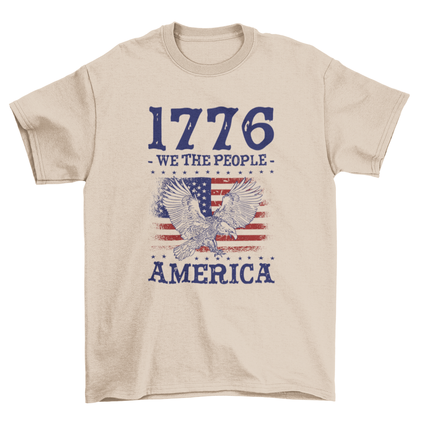 1776 We The People America Patriotic T-shirt