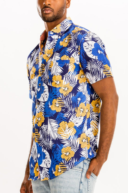 HAWAIIAN BUTTON DOWN SHIRT