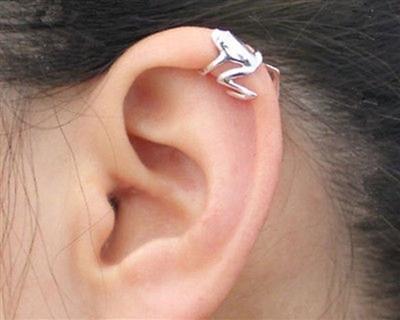 316L Stainless Steel Tree Frog Cartilage Ear Cuff