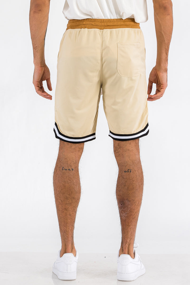 Mens Striped Basketball Active Jordan Shorts