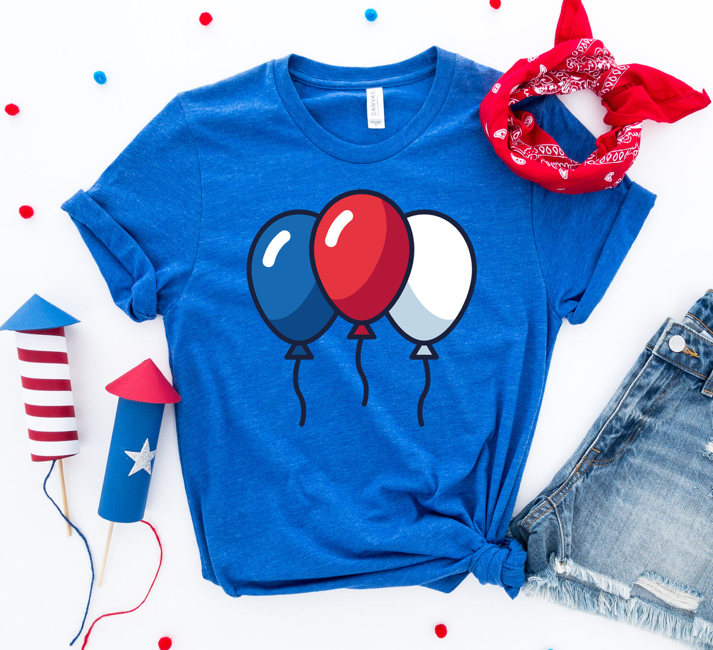 4th of July Balloons T-shirt